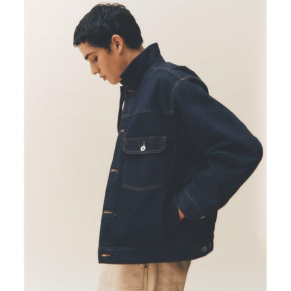 Amazon.co.jp: [アダムエロペ] デニムジャケット JEANS -PERS